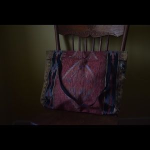 Western Print Tote